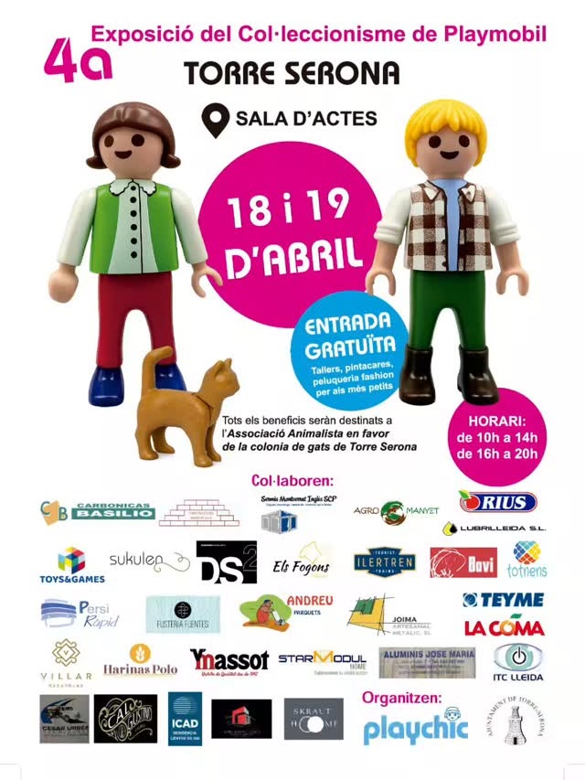 4ª Feria Playmobil en Torre-serona (Lleida) – Abril 2026