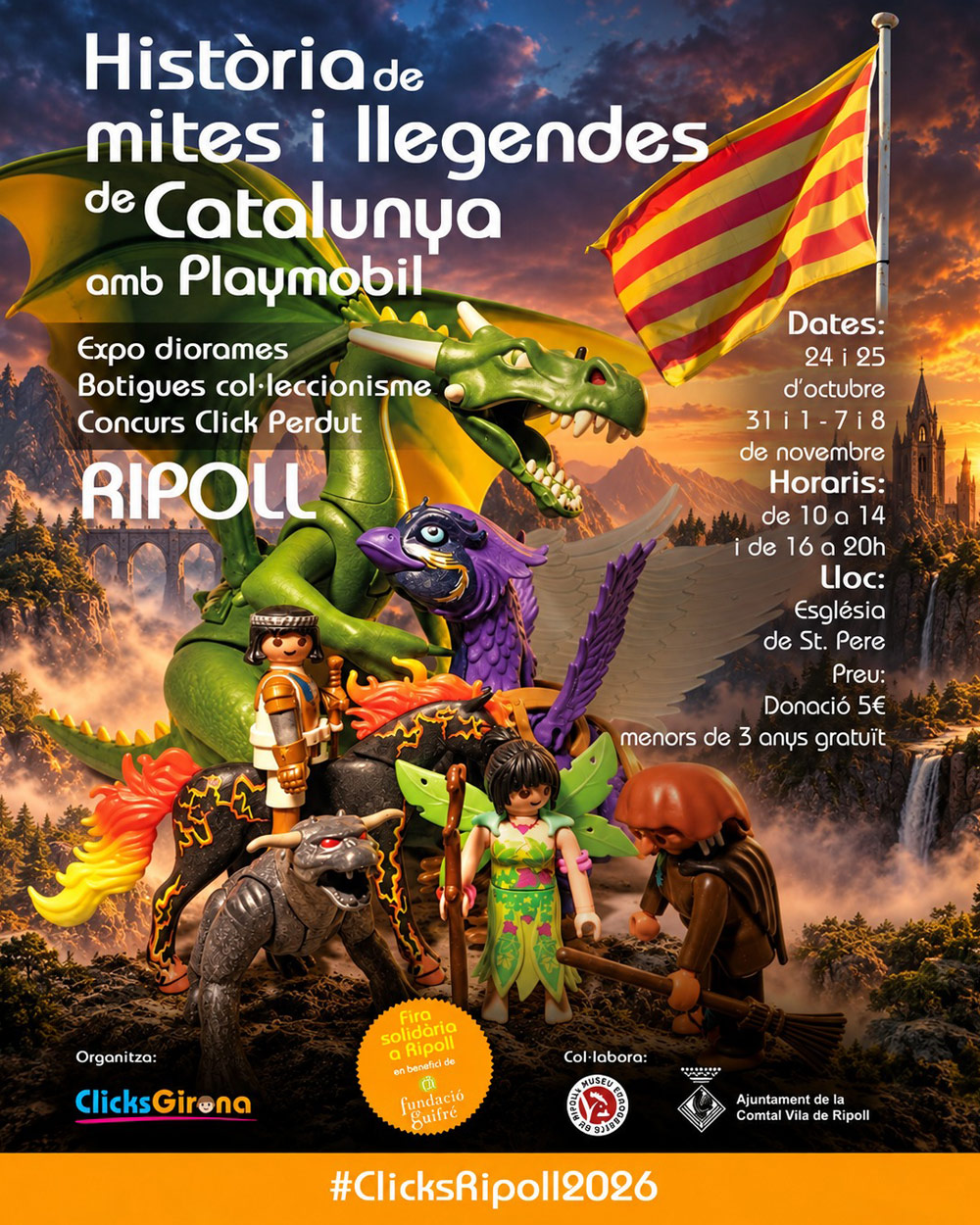 Historia de mitos y leyendas de Catalunya con Playmobil 202